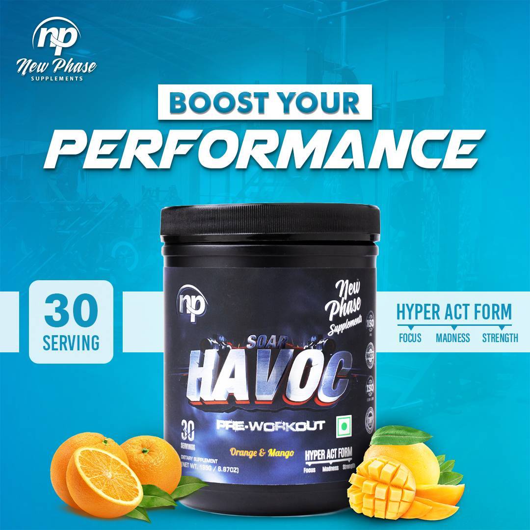 Unleash Your Inner Beast with Havoc Pre-Workout Supplement by New Phase